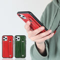 iPhone 11 Pro Max Lanyard Collection Genuine Leather Case with Card Slot