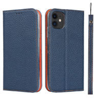 iPhone 11 Pro Max Cowhide Collection Genuine Leather Case with Card Slots