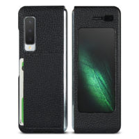 Samsung Galaxy Fold Cowhide Collection Leather Case with Card Slot