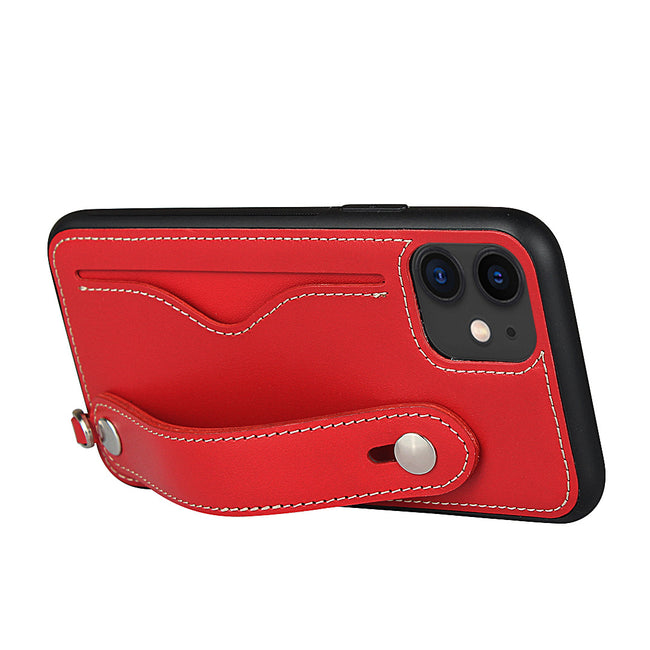 iPhone 11 Pro Max Lanyard Collection Genuine Leather Case with Card Slot
